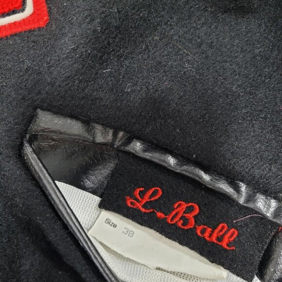 Awards USA Black Retro Letterman Varsity Band Jacket USA Made Size Medium M - Picture 9 of 11